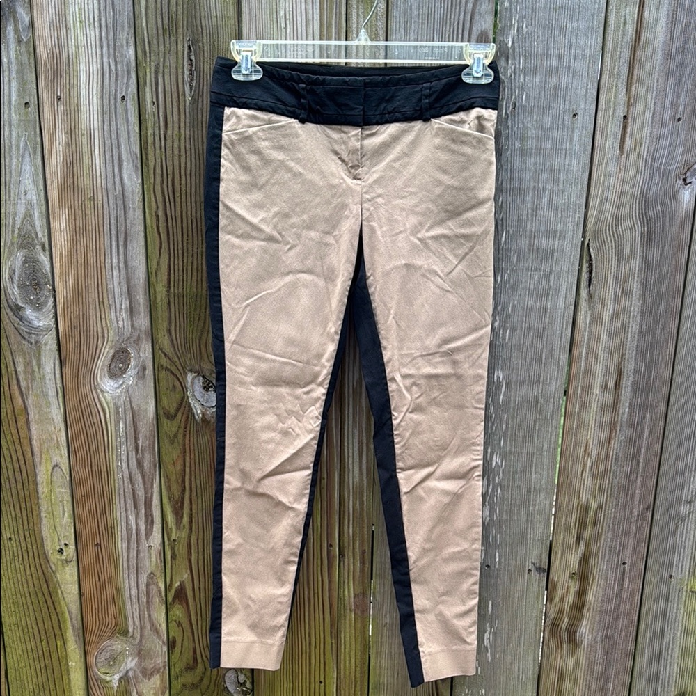 The Limited Size 2 Khaki and Black Ankle Length Dress Pants